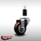 Service Caster 3'' SS Maroon Poly Wheel Swivel 1-3/8'' Expanding Stem Caster SCC-SSEX20S314-PPUB-MRN-138 - alternate 4
